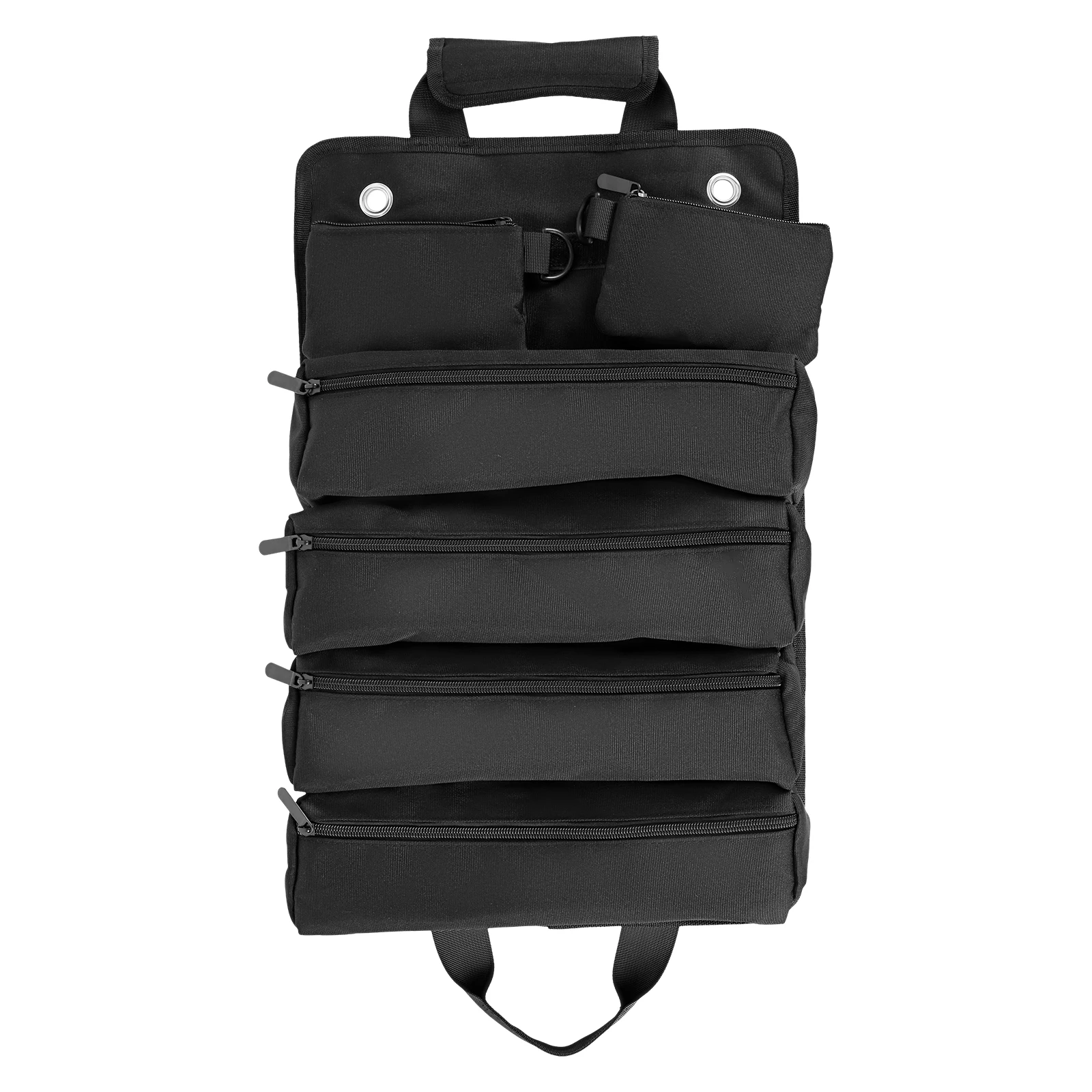 Roll Up Tool Bag Ox Cloth Heavy Duty Tool Roll Up Pouch with 4 Pockets 2 Detacha - £59.49 GBP