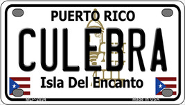 Culebra Puerto Rico Novelty Mini Metal License Plate Tag - £11.94 GBP