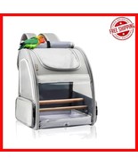Luxury Breathable Bird Carrier Backpack - Safe &amp; Comfortable Travel for ... - $71.61 CAD