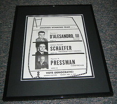 1967 Baltimore Democratic Original Framed Advertisement Photo 11x14 - $44.54