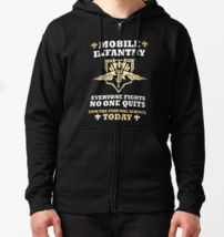 Mobile Infantry Star Ship Troopers Zipped Hoodie - $33.99