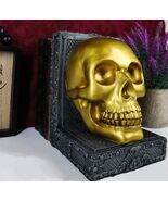 Pirate&#39;s Treasure Golden Skull Figurine 7&quot; Height Medieval Floral Gothic... - €32,62 EUR