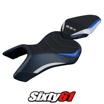 Suzuki GSX 8S-8R 2023 2024 Seat Cover Tappezzeria Comfort White Blue Black - £215.71 GBP