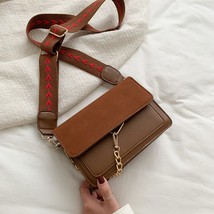 Solid Color Small PU Leather Crossbody Bags for Women 2022 Chain Designer Lady T - £20.89 GBP