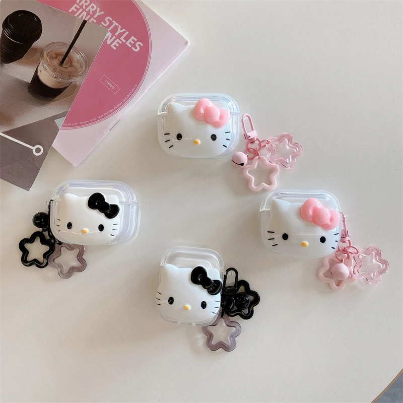 Hello Kitty applies airpods pro2 protective case cartoon 2/3 generation Apple - £11.10 GBP