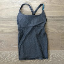 Alphalete Women&#39;s Gray Criss Cross Back Tank Top XS/Small - $462.01 MXN