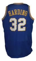 Reggie Harding #32 Indiana Aba Basketball Jersey Sewn Blue Any Size image 2