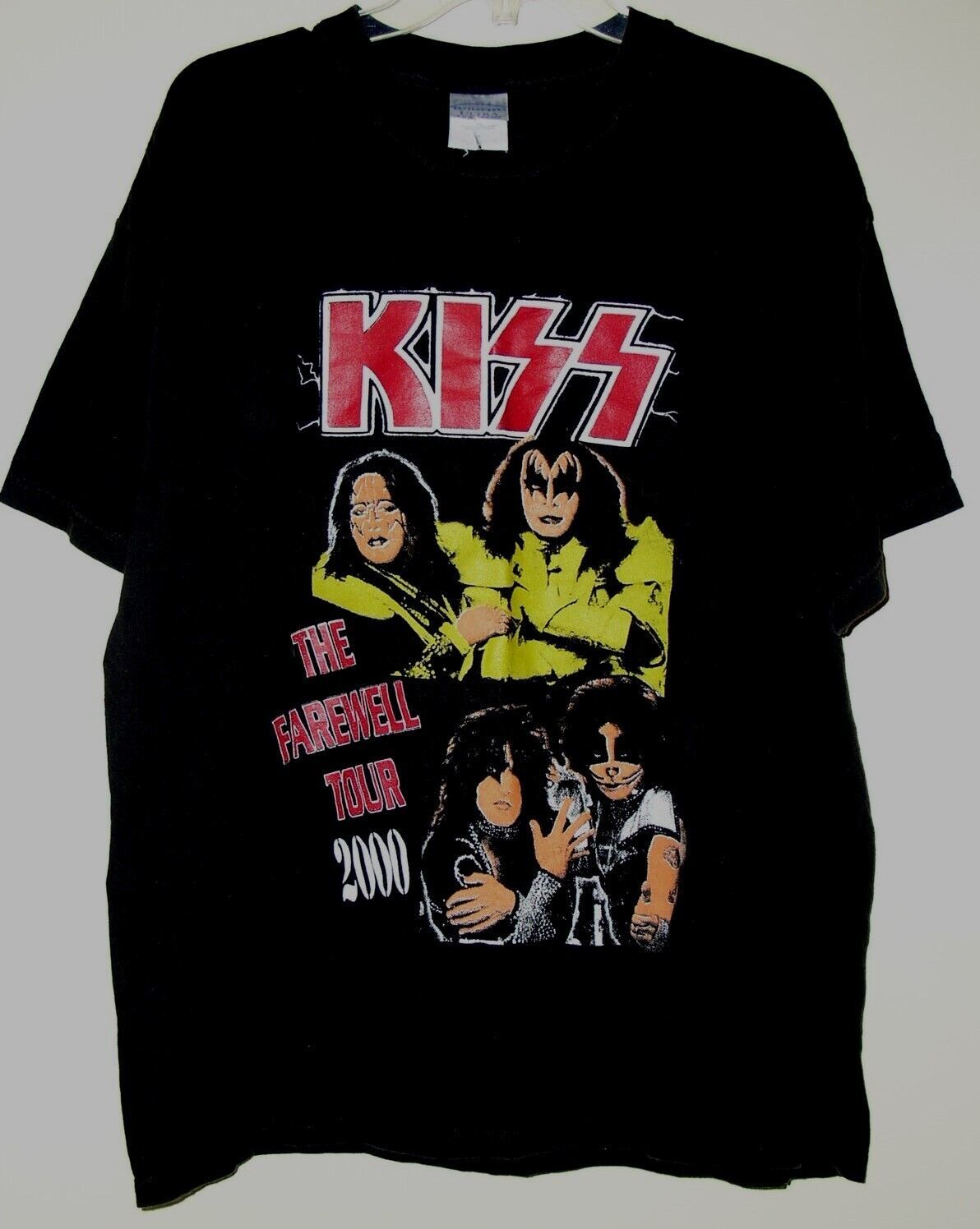 Primary image for Kiss Farewell Tour Concert T Shirt Vintage 2000 Ted Nugent Skid Row Size Large