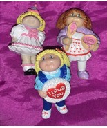 Vintage 1984 Cabbage Patch Kids Doll Mini Figurines Lot of 3 Collectible - £11.11 GBP