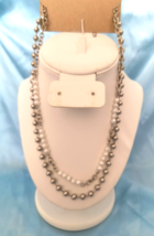 Aeropostale 2 Women&#39;s / Teens  Necklace 1 Silvertone 1 Imitation Pearls NWOT - $9.50