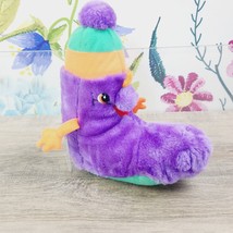 Vintage Nadel &amp; Sons Toy Co 9” Shoe Boot Plush Purple orange Green with Hands - £11.39 GBP