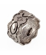Shube&#39;s Manufacturing Inc. Stamped Sterling Silver Band Ring sz 6 - $114.10 CAD