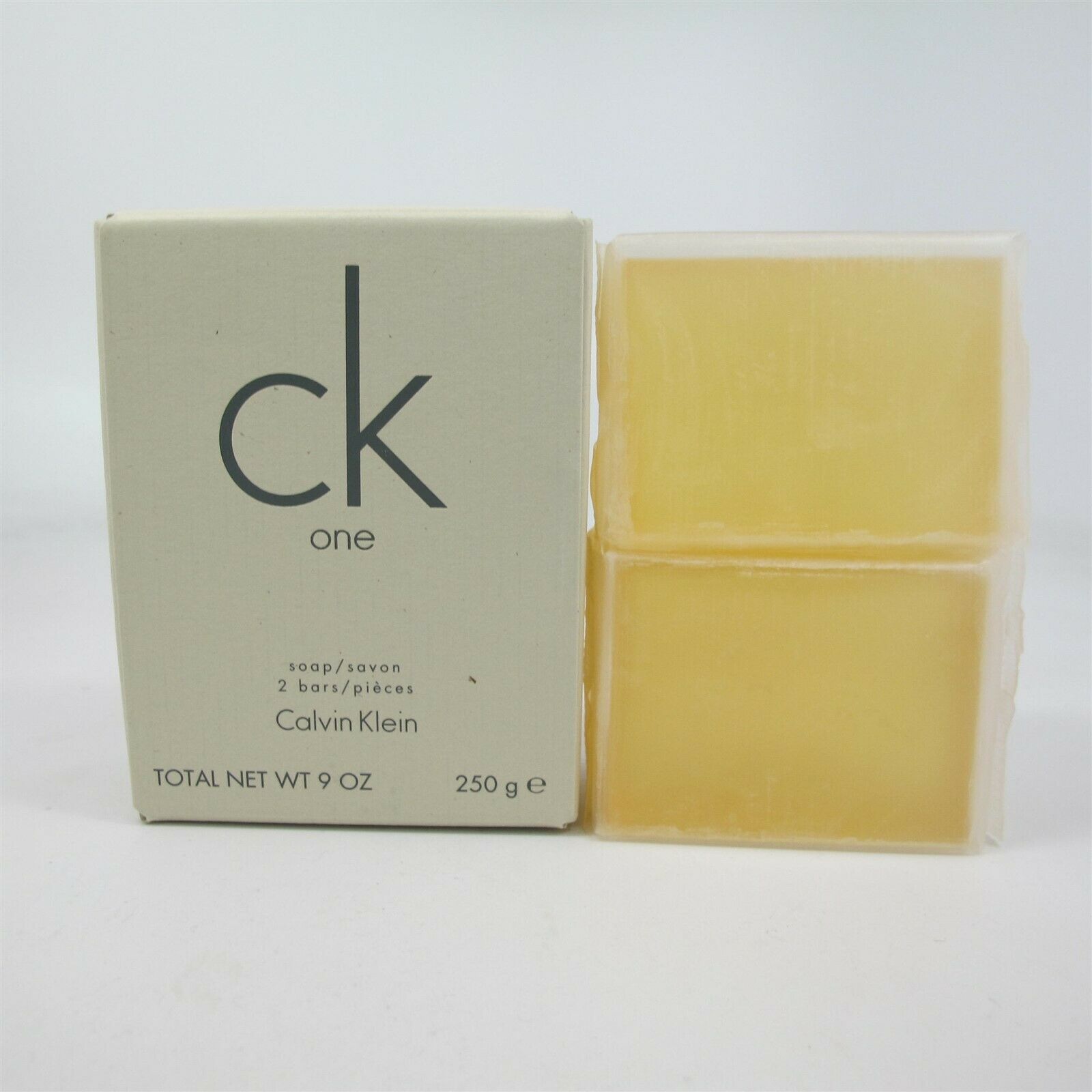 Primary image for CK ONE by Calvin Klein 250 g/ 9.0 oz Soap (2 BARS) NIB