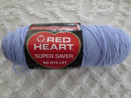 8 Oz. Red Heart Super Saver 100% Acrylic #353 Lilac Med. 4 Yarn - £3.59 GBP