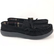 Route 66 Jordan 4 Slippers Mens Size 13 Black Suede Leather Rubber Sole Moccasin - £34.25 GBP