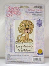 Janlynn Precious Moments Fur-Ever Friends Lion Counted Cross Stitch Kit - £7.55 GBP