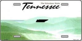 Tennessee Novelty State Background Blank Metal License Plate - £18.74 GBP