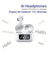 Auriculares Traductor De 144 Idiomas en Tiempo Real Traducción Bidirecci... - $258.13 MXN