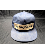 Vintage GOODYEAR TIRES Logo Hat Snapback Trucker Solid Back Cap - ONE SI... - $494.54 MXN