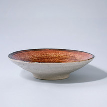 Handmade Rustic Ceramic bowl plate Home decor textured brown glaze - £18.79 GBP