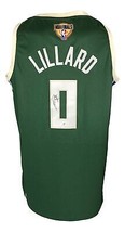 Damian Lillard Signé Milwaukee Bucks Nike Swingman Basketball Jersey PSA... - $367.45