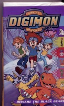 Digimon Digital Monsters &quot;Beware The Black Gerars&quot; Vhs, 3 Great Episodes, Fox Ki - £13.47 GBP