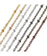 Twisted Chains Beaded Cable Link, 5 Meter - £4.59 GBP+
