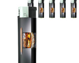 Whiskey Drinks Images D5 Lighters Set of 5 Electronic Refillable Butane - $15.79