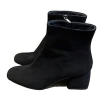 Cordani Noelle Black Suede Leather Ankle Boots Womens Size EU 38 US 7.5 - £51.77 GBP
