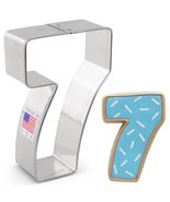 Number Seven #7 Cookie Cutter | Made In The USA | Ann Clark Cookie Cutters - £3.92 GBP