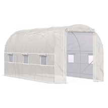 15&#39; Greenhouse: Large Walk-In Hot House Kit - £147.76 GBP