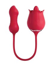 Fiona Plus Rose Clit Licking Stimulator &amp; Thrusting Egg - £66.93 GBP