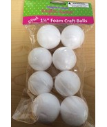 2X 8 Pack 1.5&#39;&#39; Foam Craft Balls (16 balls) - £4.71 GBP