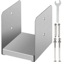 VEVOR Standoff Post Base Adjustable Post Base 6x6&quot; Stainless Steel with Bolts - £43.15 GBP