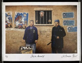 Original Poster Satirical Sloba and Djindjic Milenko Peric 2002 - $102.00