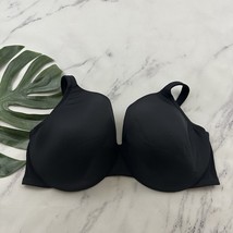 Cacique Full Coverage T-Shirt Bra Size 46 DDD Black Smooth Underwire - $462.00 MXN