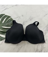 Cacique Full Coverage T-Shirt Bra Size 46 DDD Black Smooth Underwire - $462.00 MXN