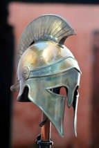 Medievale Knight Battle Warrior Greco Metallo Casco Corinzia Armor Casco - £77.30 GBP