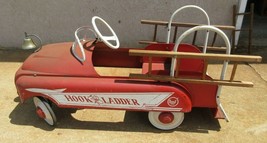 1950s Vintage AMF Fire truck Hook &amp; Ladder 1950s Peddle Car  - $643.87