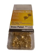 SMOOTH BRASS FINISH FURNITURE NAILS, Item # 532464, 25 Per Package, Steel - $8.90