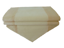 TIL229 creme uni color runner tablecloth tablerunner silk 250x30cm 99&quot;x12&quot; - £14.34 GBP