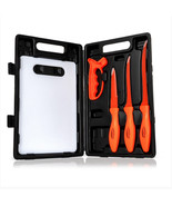 Flex Fillet Fishing Cutlery Set with Sharpening Steel, Cutting Board and... - $52.56 CAD