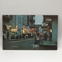 Bourbon Street New Orleans Louisiana Vintage Postcard - £6.17 GBP
