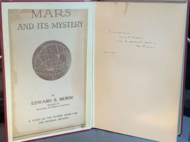 Mars And Its MYSTERY- Signed By Ray Bradbury - Edward S. Morse. Unique. - £1,056.22 GBP