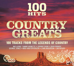 Various Artists : 100 Hits: Country Greats CD Box Set 5 discs (2016) Pre-Owned - £11.95 GBP