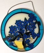 Colorful Floral Glass Suncatcher - £8.54 GBP