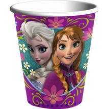 Disney Frozen Paper Beverage Cups Birthday Party Supplies 8 Per Package 9 oz New - £3.98 GBP
