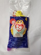 Ty Teenie Beanie Baby  McDonalds Happy Meal Inch the worm  #4  Tag with error - £7.73 GBP