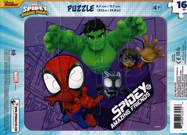 Disney Junior Marvel Spider Amazing Friends - 16 Pieces Jigsaw Puzzle - £7.94 GBP