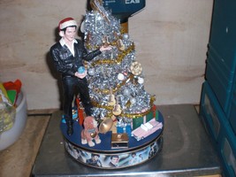 The Bradford Exchange Elvis Rock N Roll Christmas Tree Light Up Musical Figure - £73.78 GBP